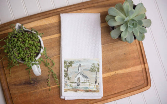 GA Old Country Church Towel