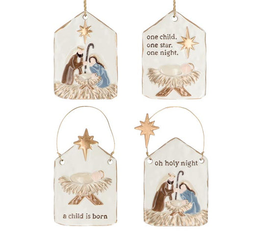 Divine Night Holy Family Ornament (4 styles)