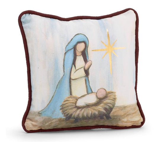 Mary w/Baby Jesus Pillow