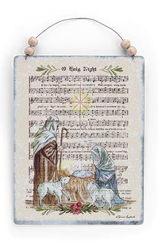 Tin Religious Hymn Ornaments (3 Styles)