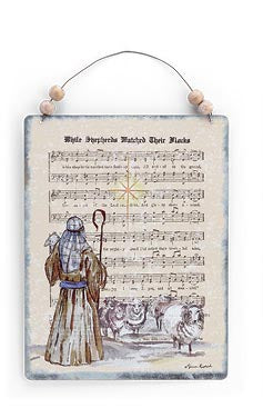 Tin Religious Hymn Ornaments (3 Styles)