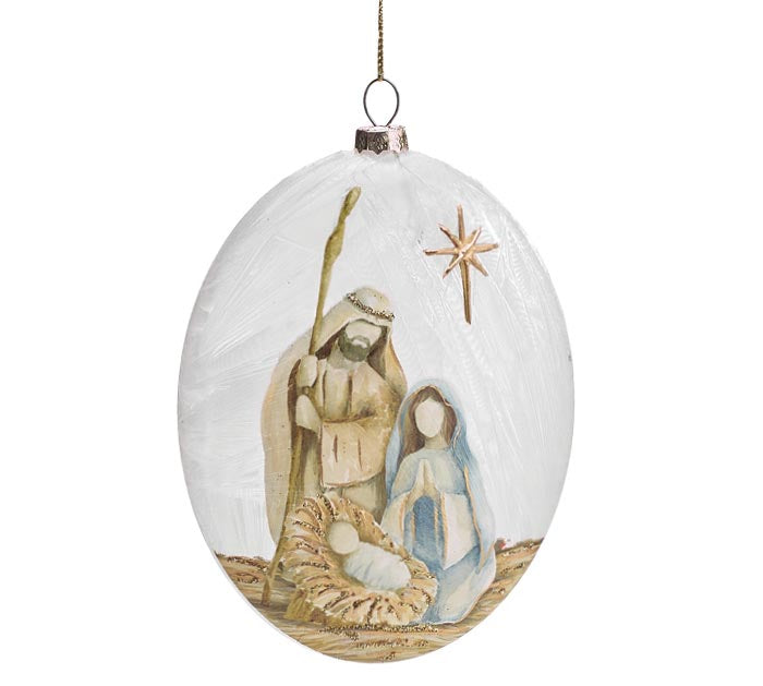 Great Joy Holy Family Ornament