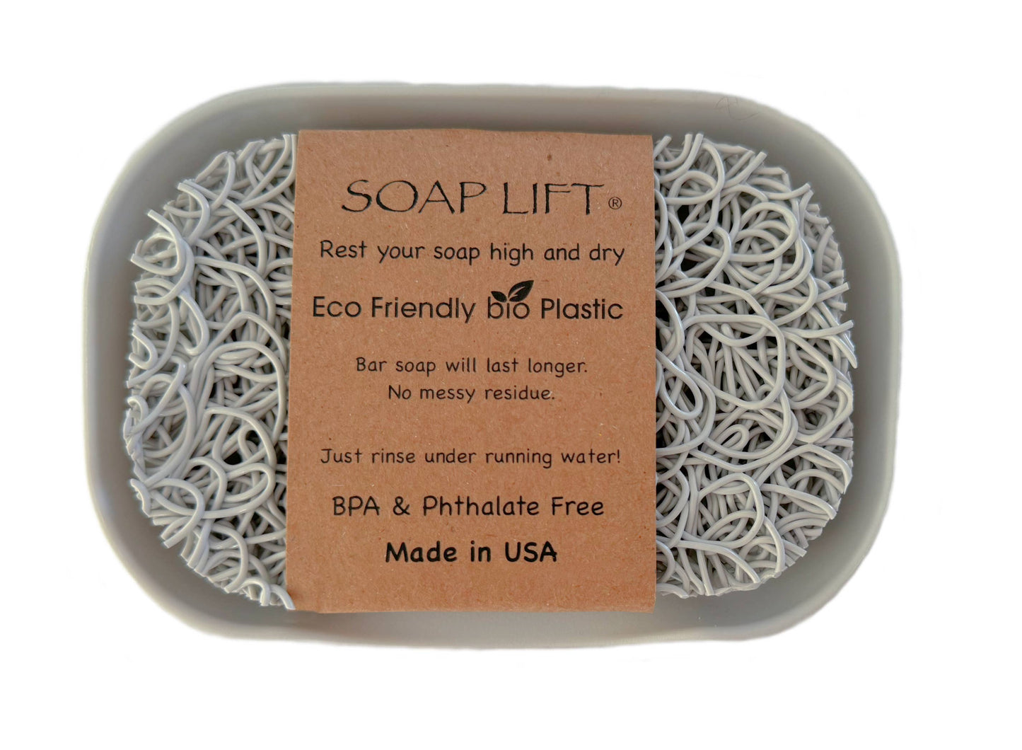 Waterfall Soap DISH SET w/ Soap Lift - Mist