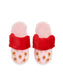 Gingerbread Man Slippers - Blush - S/M
