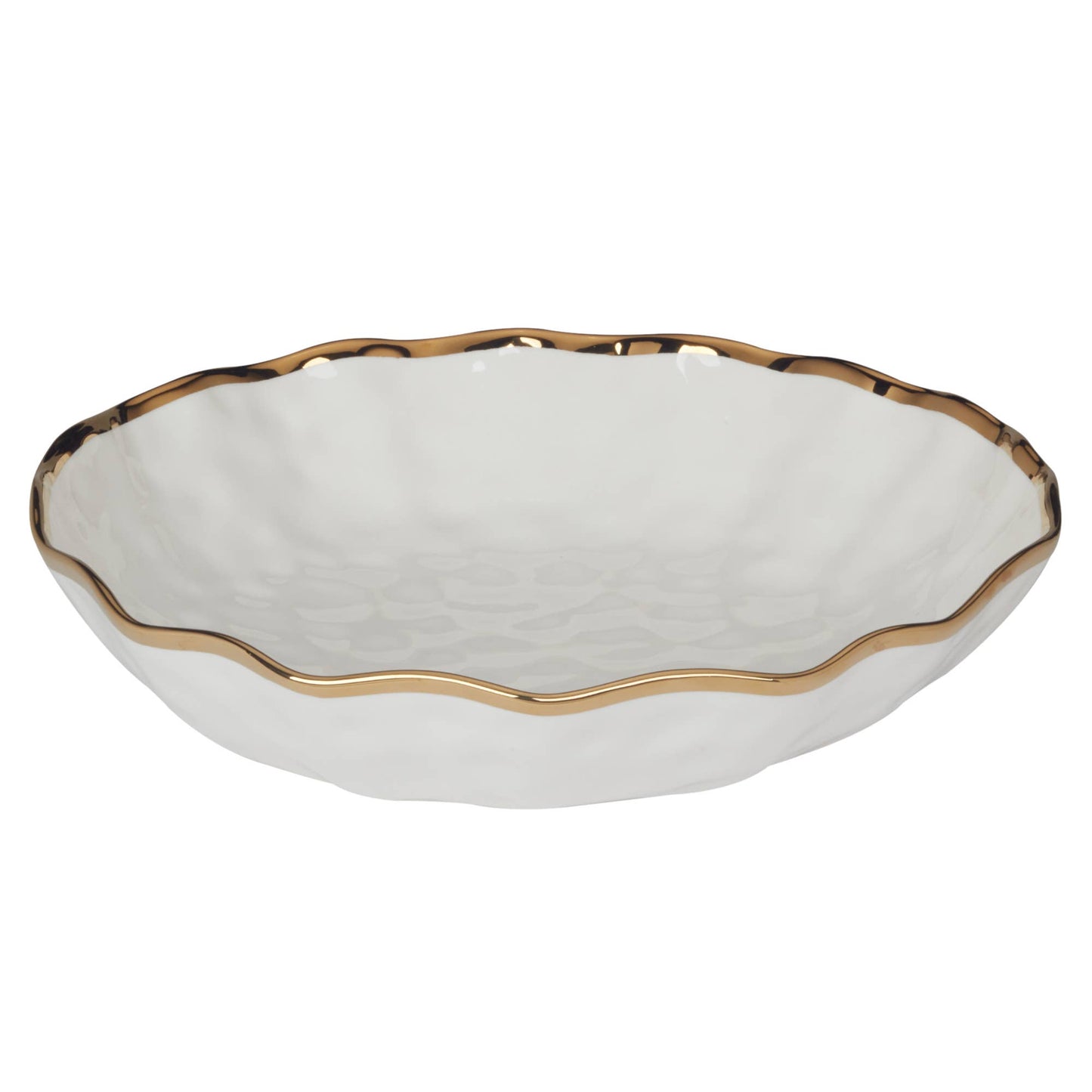 Regency Gold Serving Bowl 13in X 3in