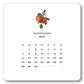 2025 Desk Calendar with Easel