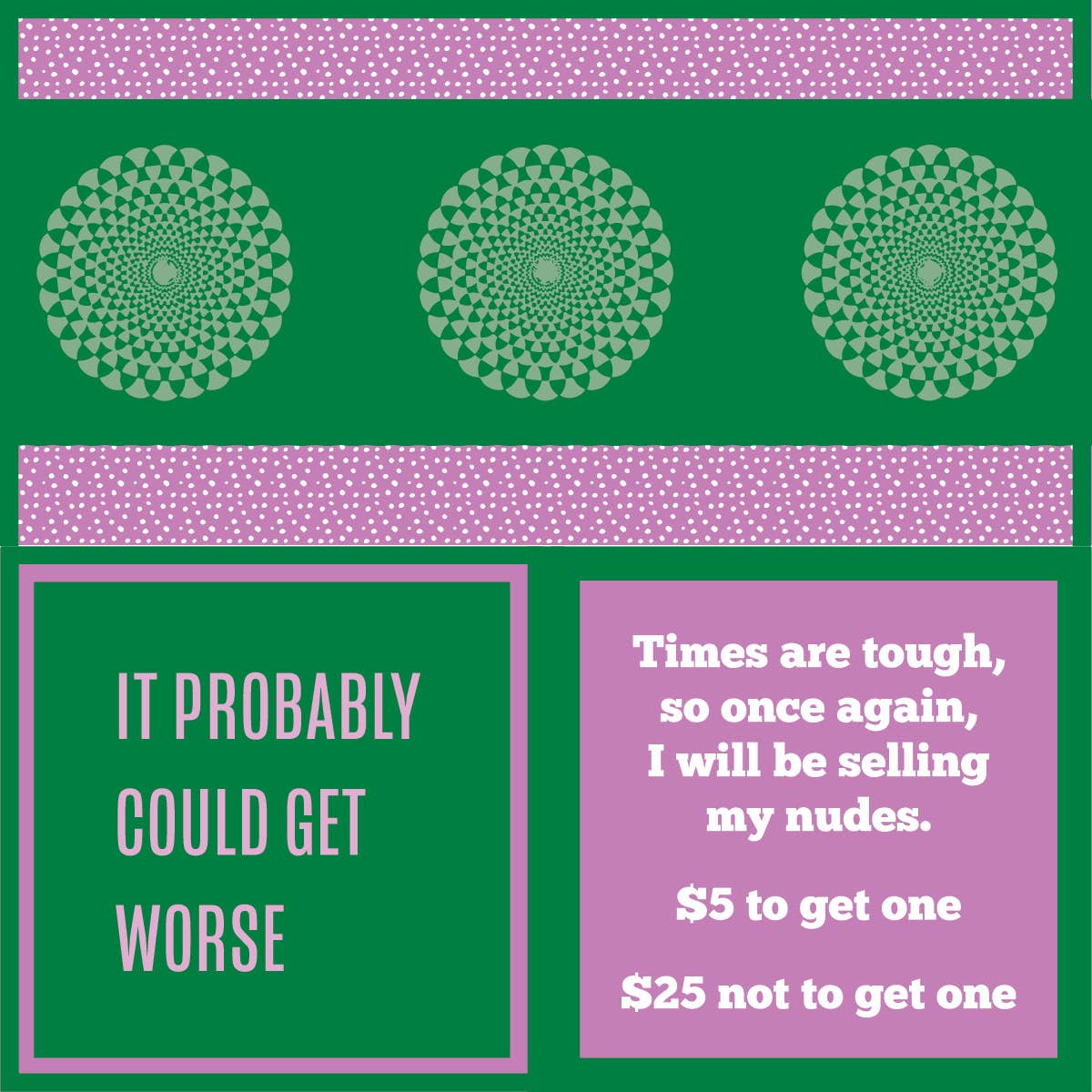 Napkin: Sell Nudes