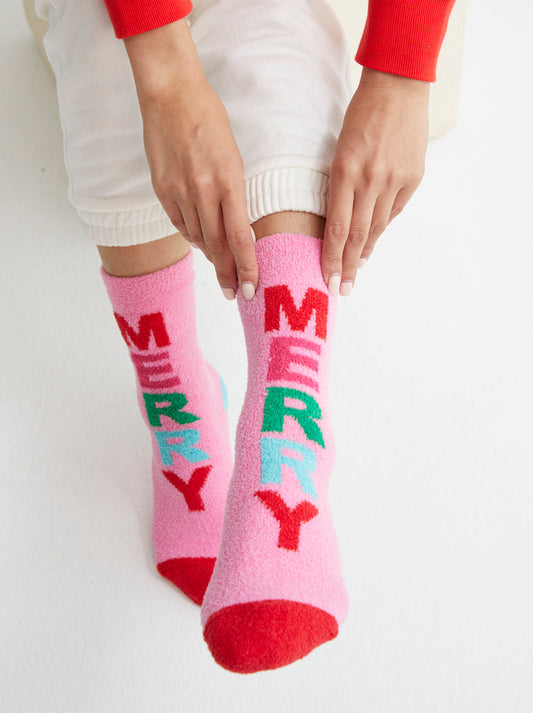 Merry Socks Pink