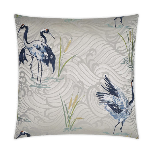 Kanji Square- Feather Down Fill Pillow