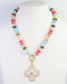 Carol Small Cross Charm Mother Of Pearl: Default