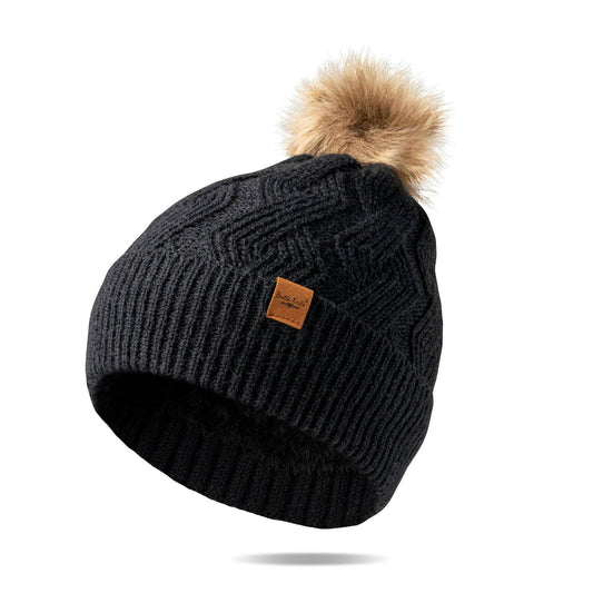 Britt's Knits Mainstay Pom Hat Open Stock: Black