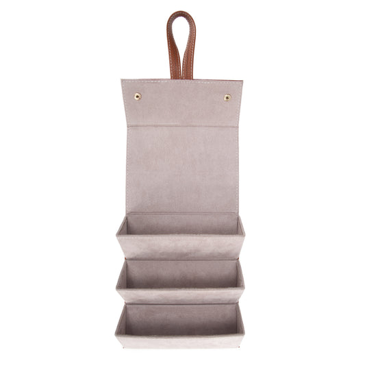Leah Trio Eyewear Case - Saddle