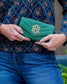 Carlington Clutch/Crossbody Green VQ: Default