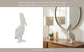 Decorative Figurine - White Ceramic Standing Pelican, 14 in.