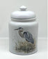 Blue Heron Cookie Jar: 10" Cookie Jar
