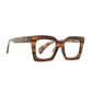 FIONA | Striped Brown | Blue Light: 1.50