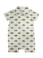 Lake Fish - SS Polo Romper: 6-12 months
