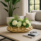Decorative Bowl - Bronze Metal Cartwright Hammered, 20 in.
