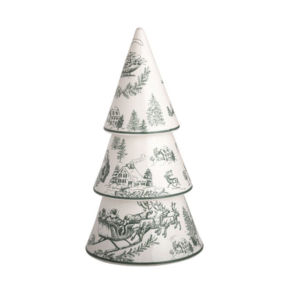 Green Toile Tree (3 Sizes)