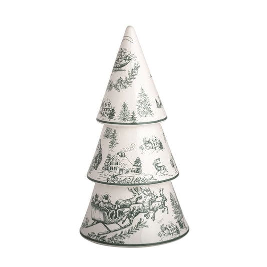 Green Toile Tree (3 Sizes)