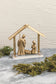 Gold Nativity Display