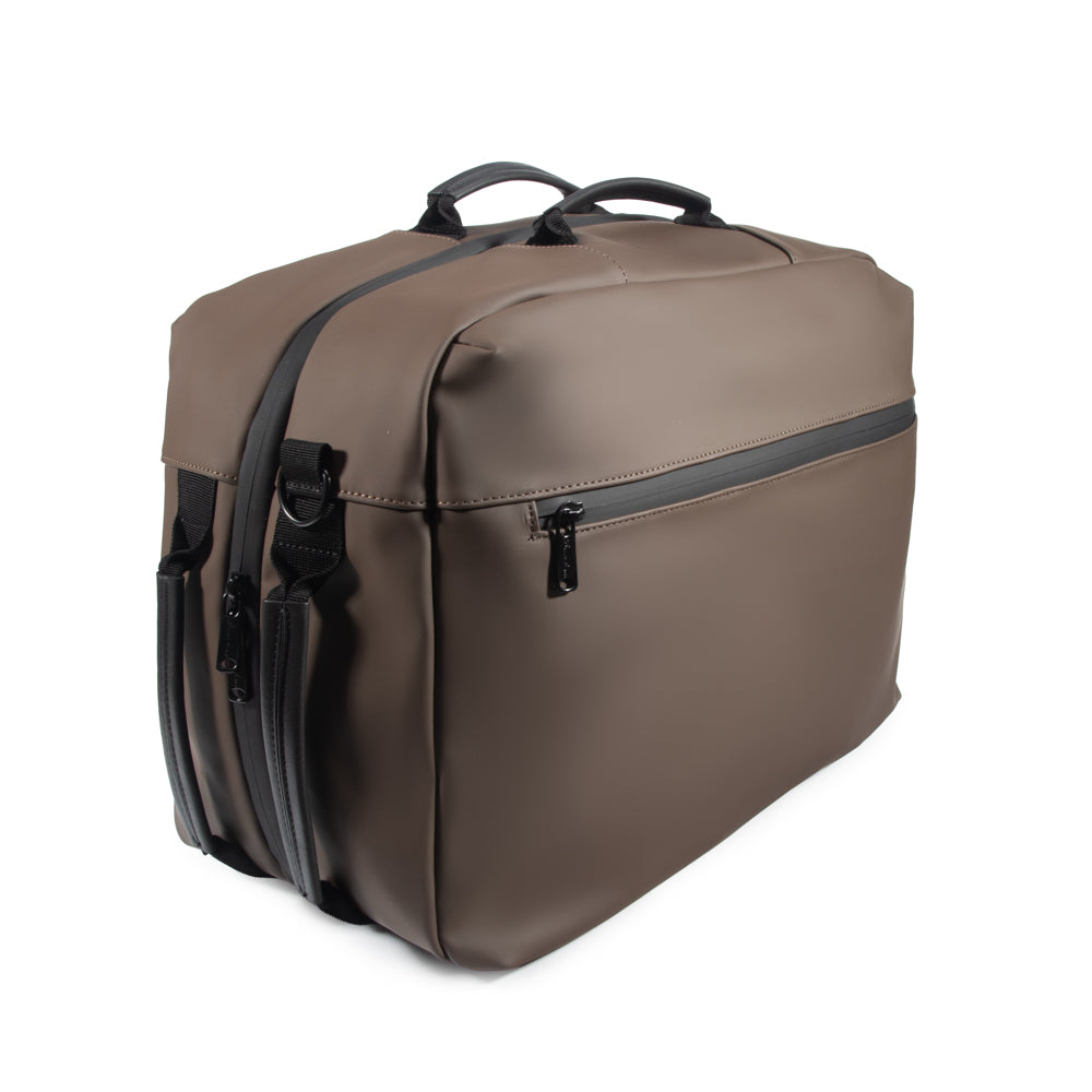 Hudson Clamshell Bag (Brown)