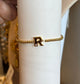 Kids Letters of Gold Initial Bracelet