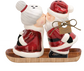 Mr. & Mrs. Clause Salt & Pepper Set