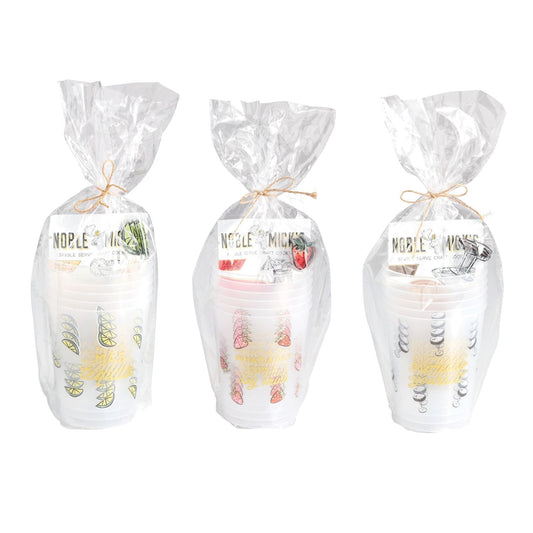 Cocktail Mix & Cups Sets (3 Styles)
