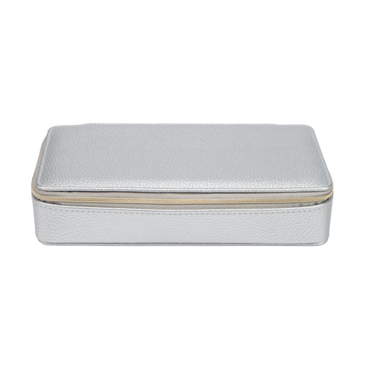 Leah 2 Week Travel Pill Box (Silver)
