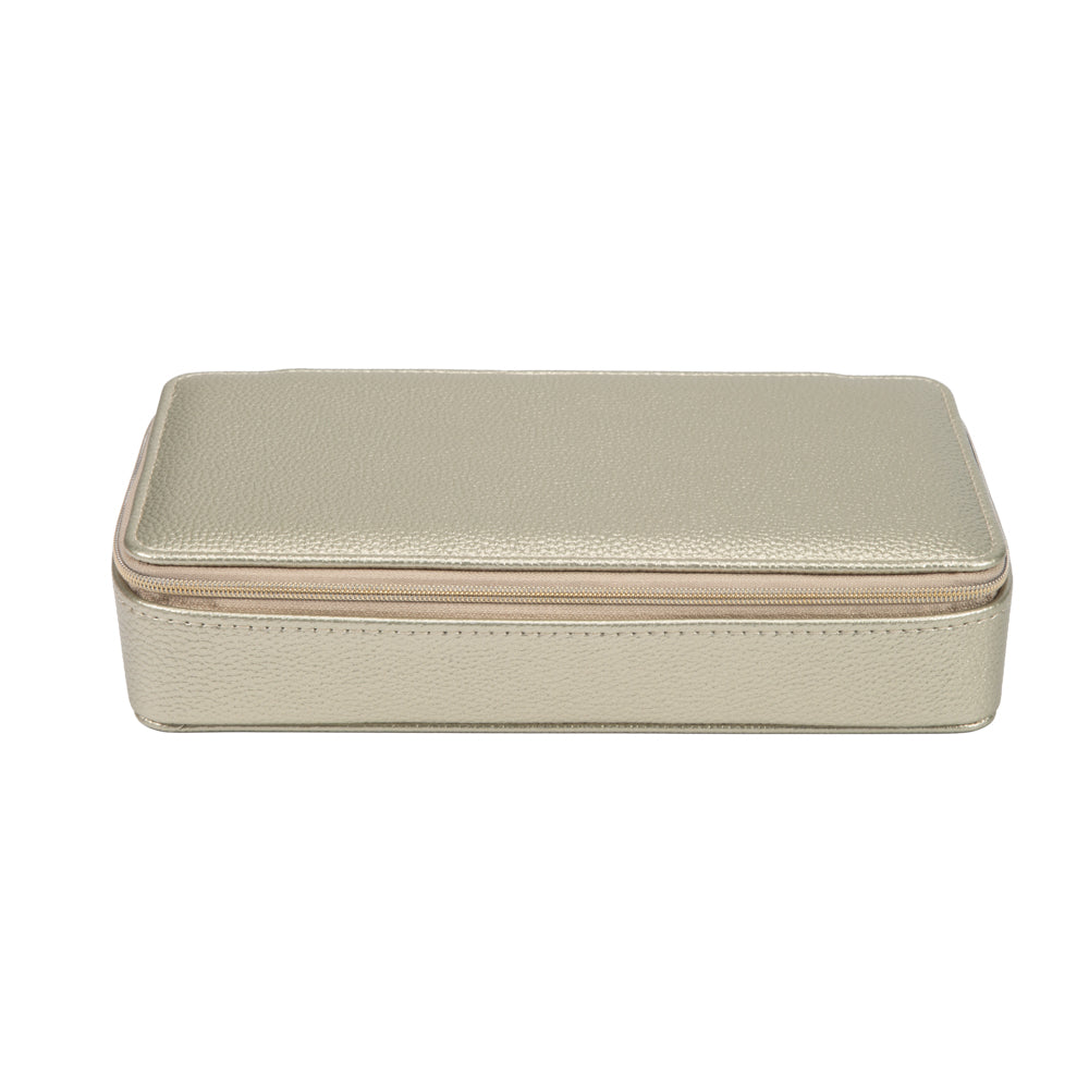 Leah 2 Week Travel Pill Box (Gold)