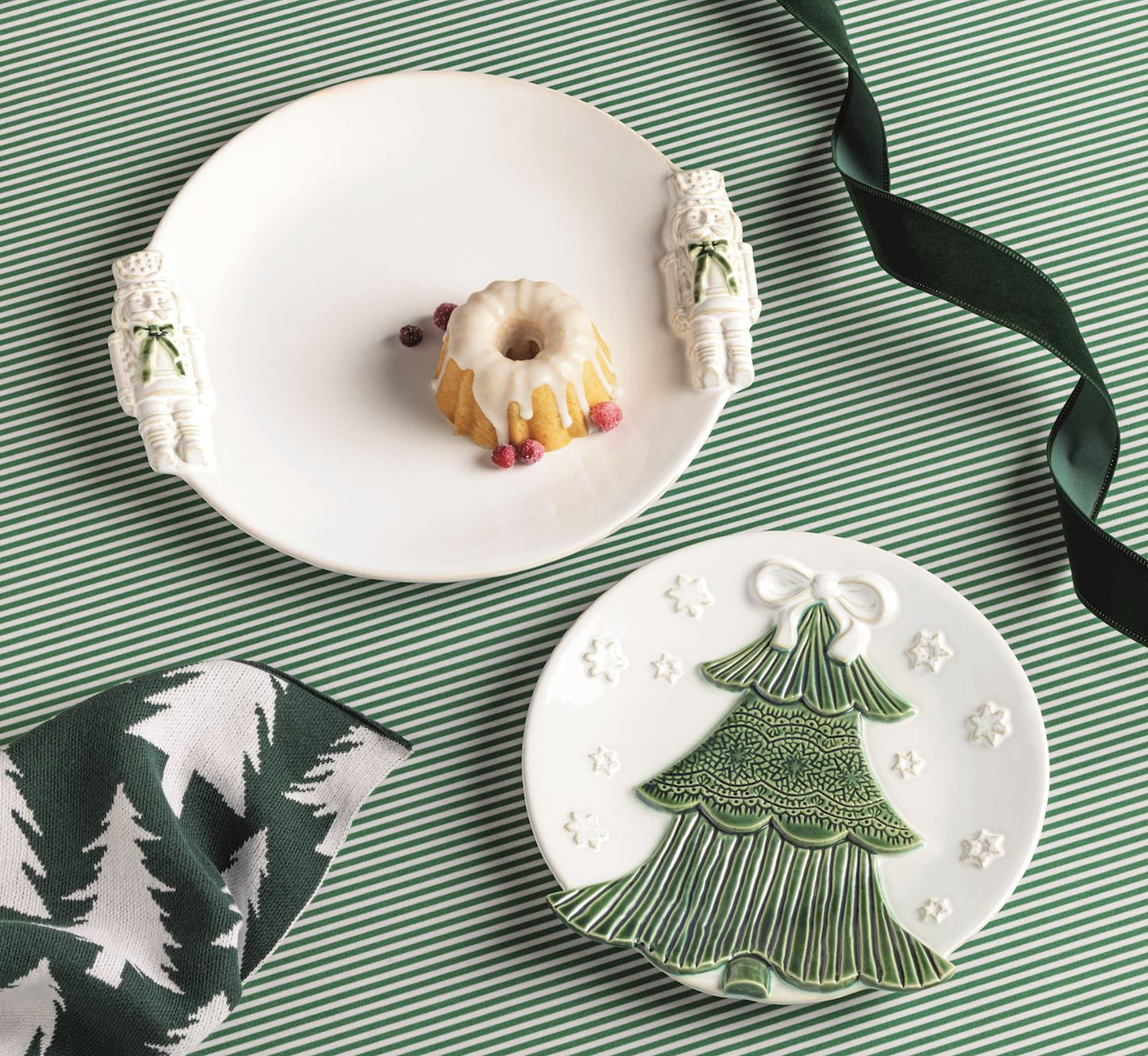 White Christmas Platter - 2 Styles