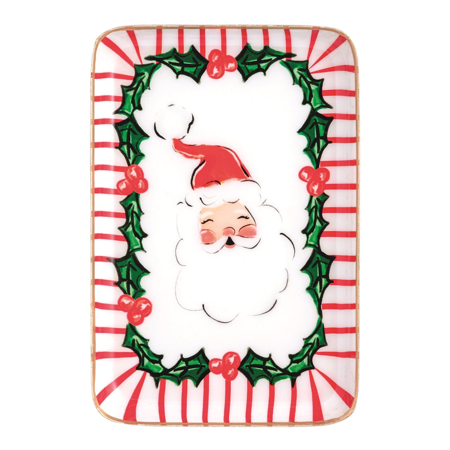 Christmas Metal Tidbit Plates (4 Styles)