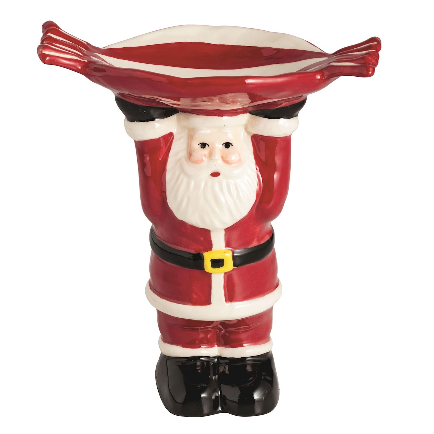 Figural Santa Candy Pedestal