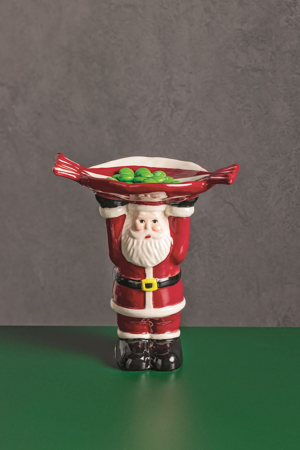 Figural Santa Candy Pedestal