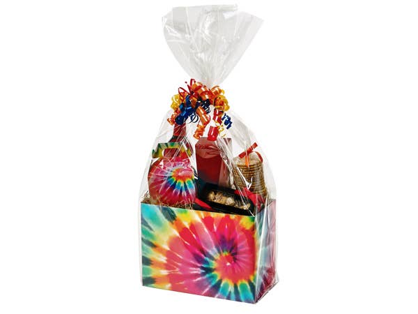 Clear Cellophane Basket Wrap Bags: Clear / 100 Pack / X-Small 8x4x18"