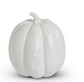 White Ceramic Chevron Embossed Pumpkins (4 Styles)