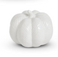 White Ceramic Chevron Embossed Pumpkins (4 Styles)