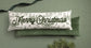 Merry Christmas Toile Long Pillow