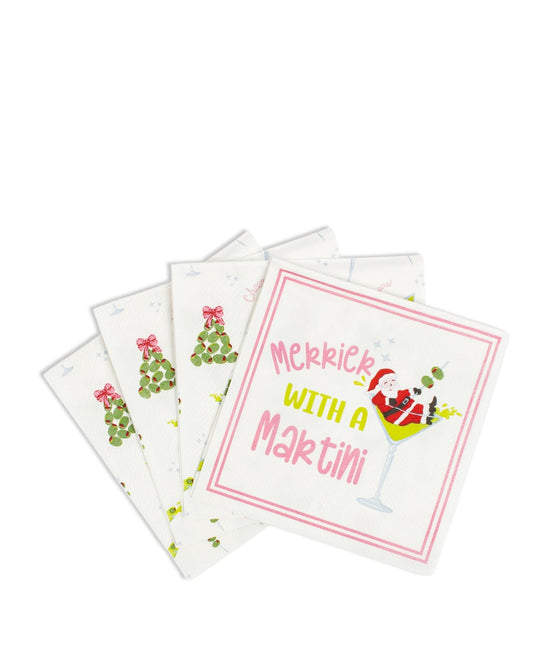 Merrier Martini Cocktail Napkins