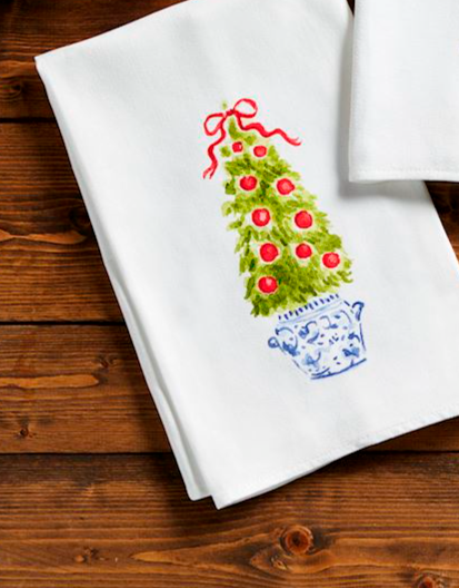 Christmas Topiary Towels (3 Styles)