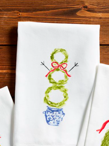 Christmas Topiary Towels (3 Styles)