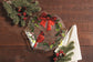 Fused Glass Wreath Plate