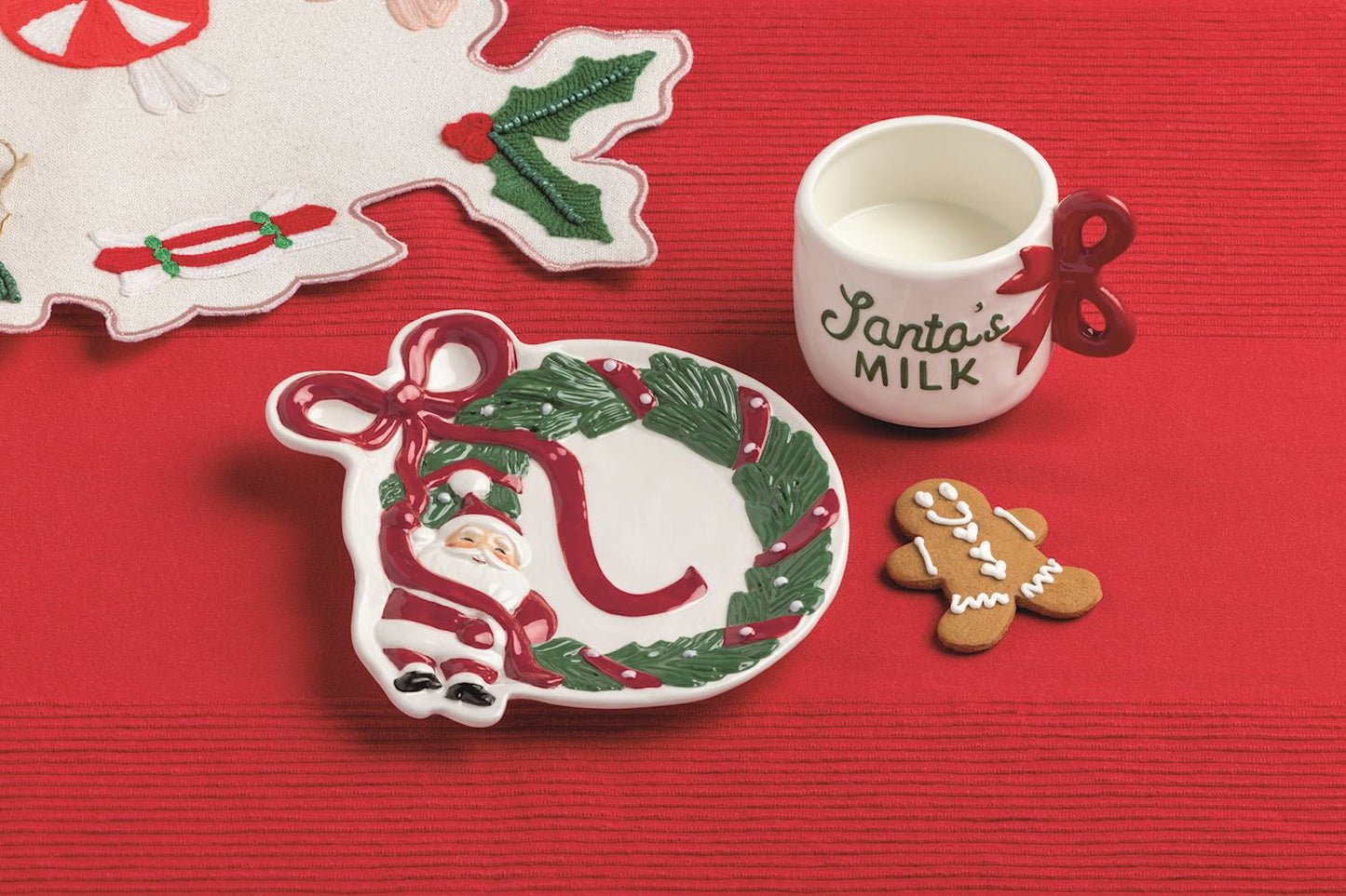 Santa Milk & Cookie Set