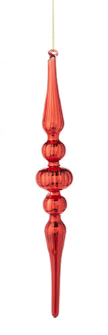 Red Finial Ornament (2 Styles)