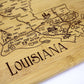 A Slice of Life Louisiana Cutting & Charcuterie Board