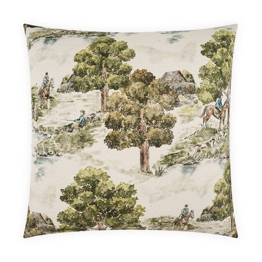 Sherwood Square Feather Down Fill Pillow