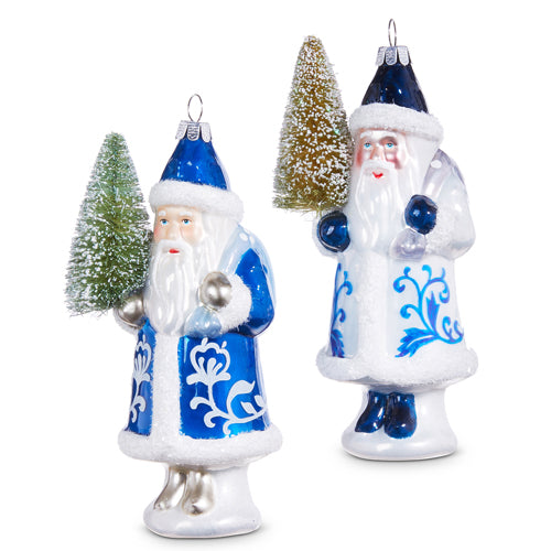 Santa w/Tree Ornament ( 2 Styles )