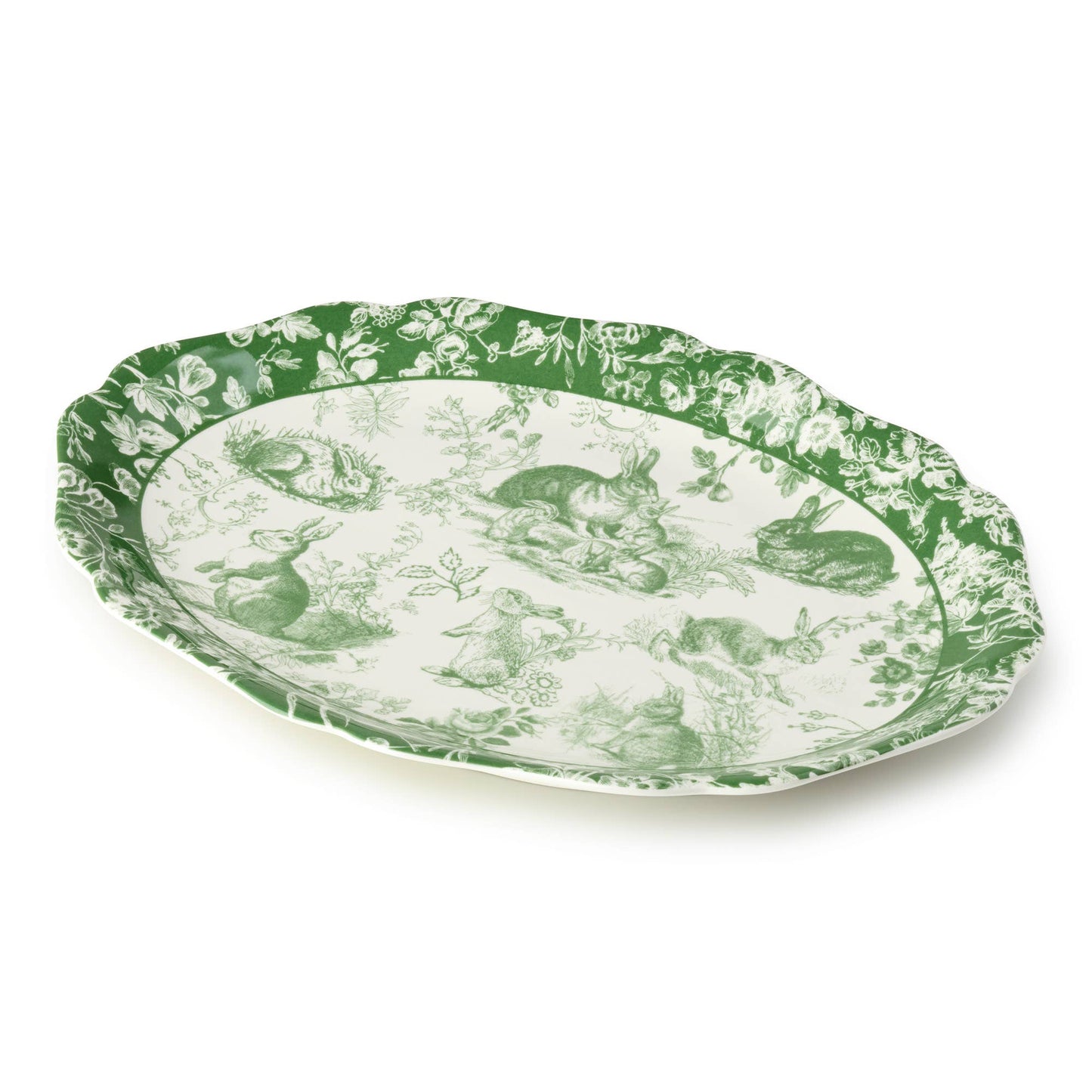 Le Jardin Oval Platter 16in x 12in