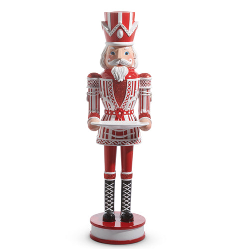 Peppermint Nutcracker w/Tray